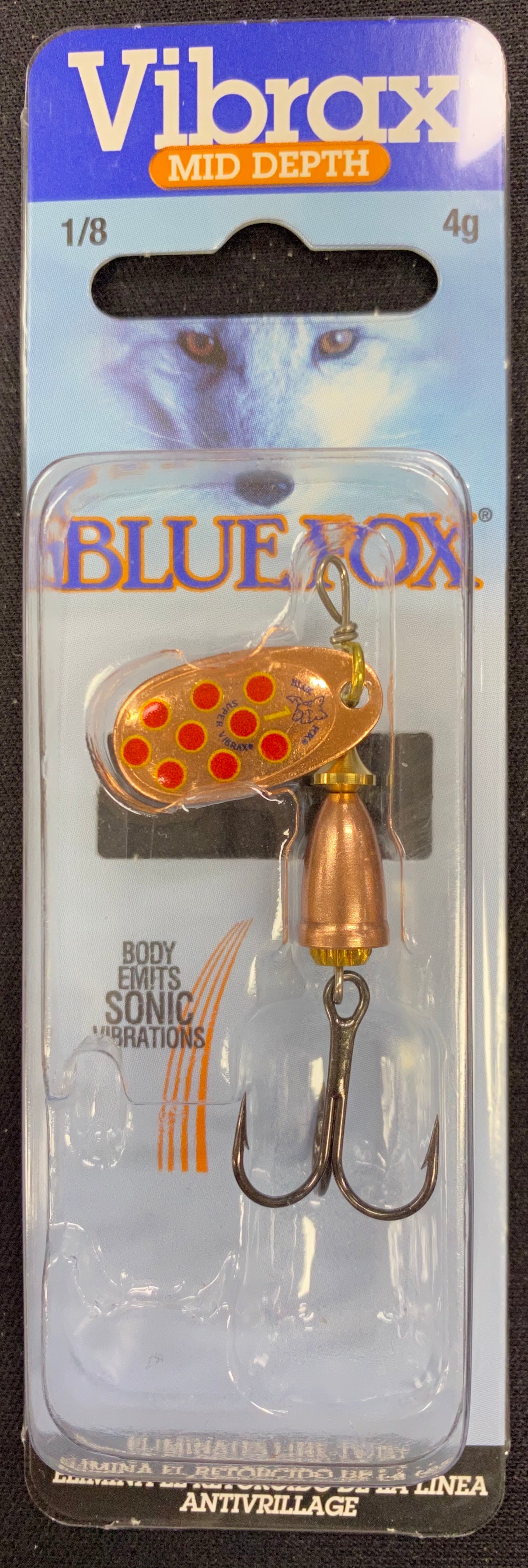 Blue Fox Vibrax Hot Pepper Size 1 - 1 / CYR - Mansfield Hunting & Fishing - Products to prepare for Corona Virus