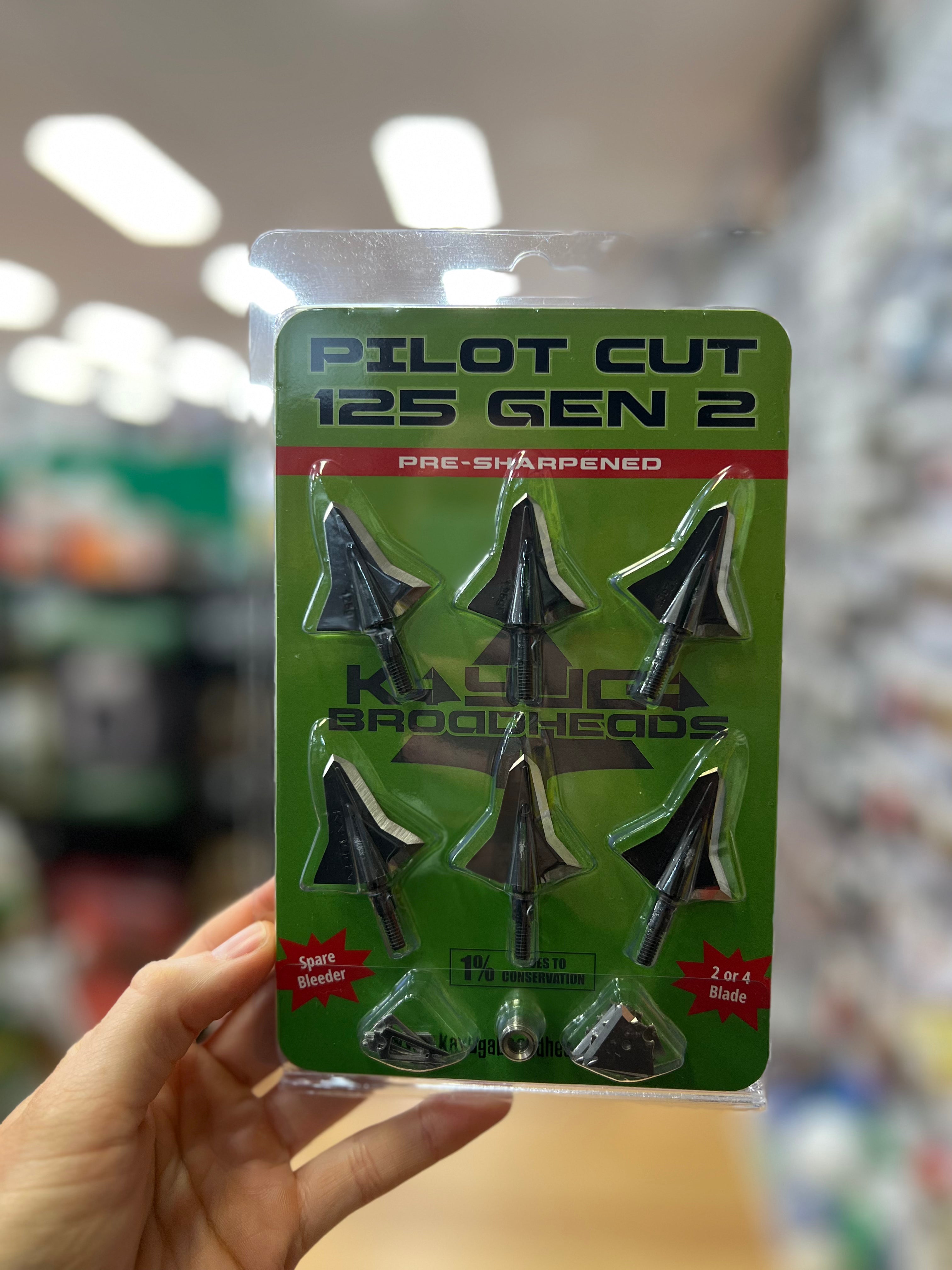 Kayuga Pilotcut Gen2 Broadhead - 6pk - - Mansfield Hunting & Fishing - Products to prepare for Corona Virus