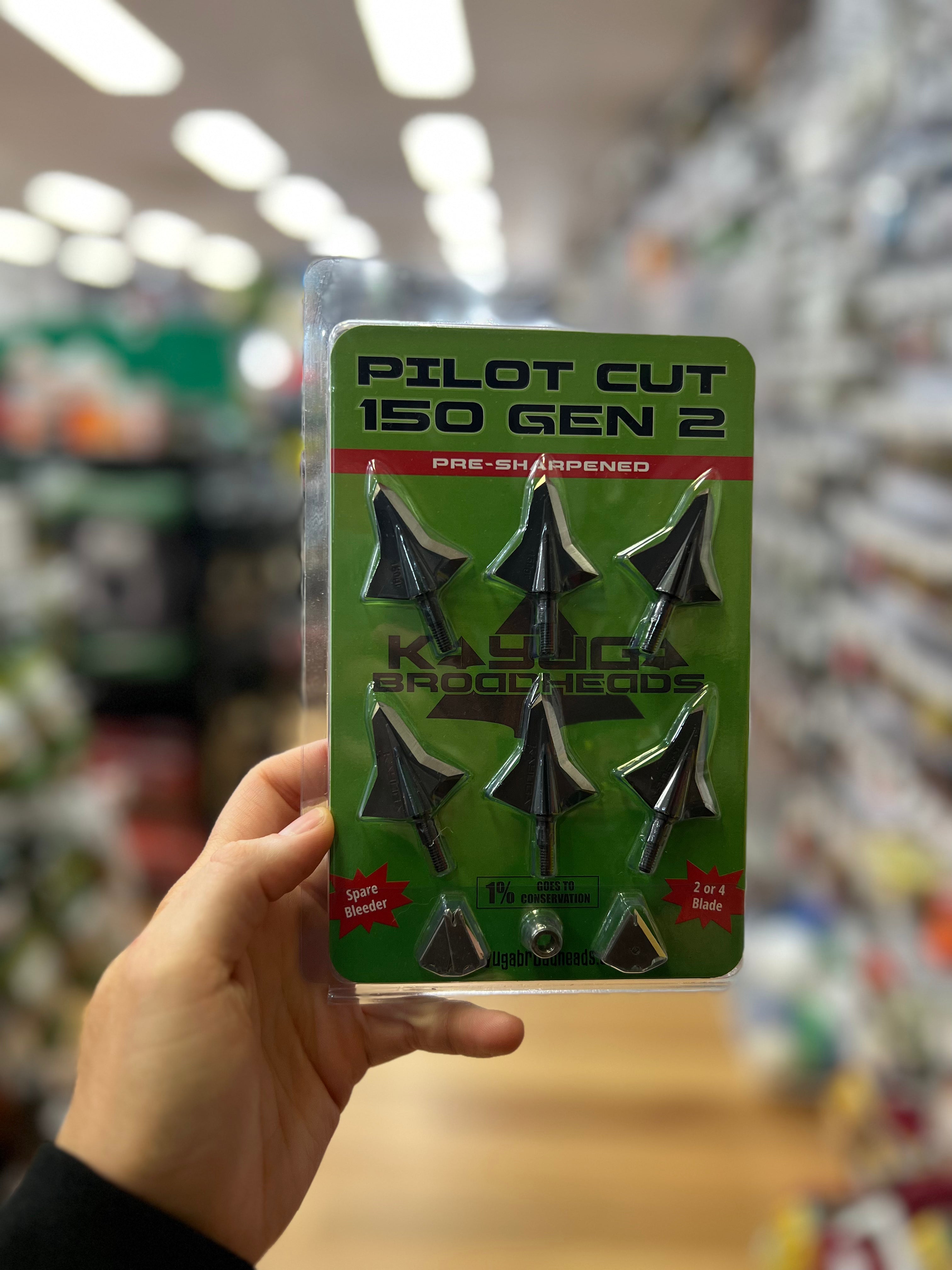 Kayuga Pilotcut Gen2 Broadhead - 6pk - - Mansfield Hunting & Fishing - Products to prepare for Corona Virus
