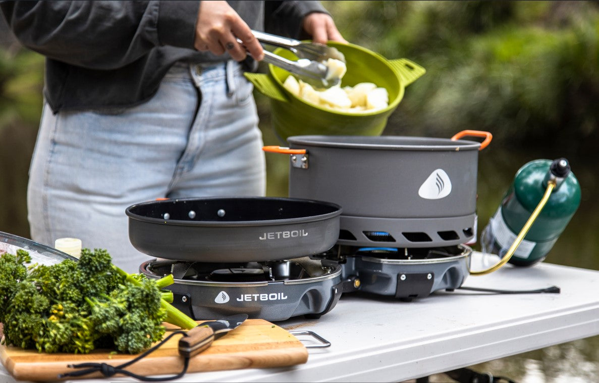 Jetboil Genesis Basecamp Cooking System -  - Mansfield Hunting & Fishing - Products to prepare for Corona Virus