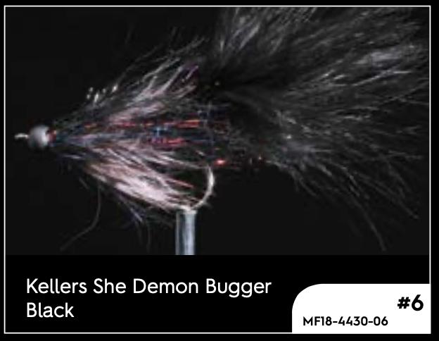 Manic Kellers She Demon Bugger Black #6 - - Mansfield Hunting & Fishing - Products to prepare for Corona Virus