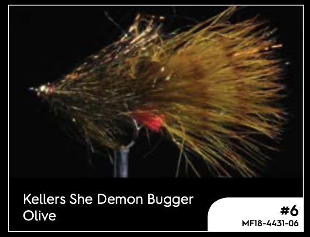 Manic Kellers She Demon Bugger Olive #6 - - Mansfield Hunting & Fishing - Products to prepare for Corona Virus