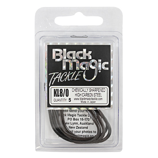 Black Magic KL Black Hooks - 8/0 - Mansfield Hunting & Fishing - Products to prepare for Corona Virus