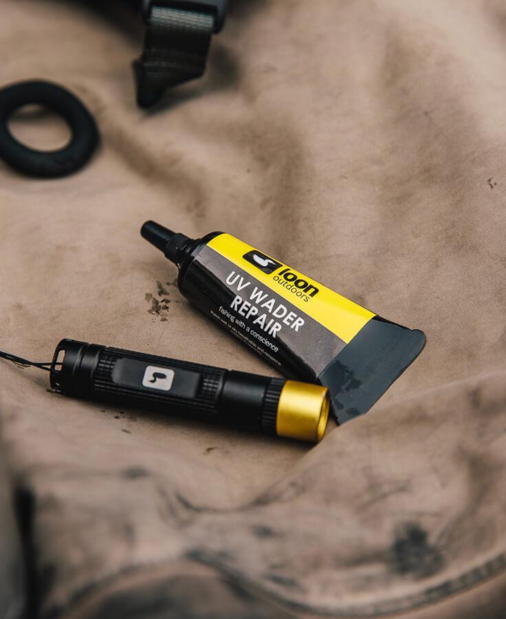 Loon Outdoors UV Wader Repair - - Mansfield Hunting & Fishing - Products to prepare for Corona Virus
