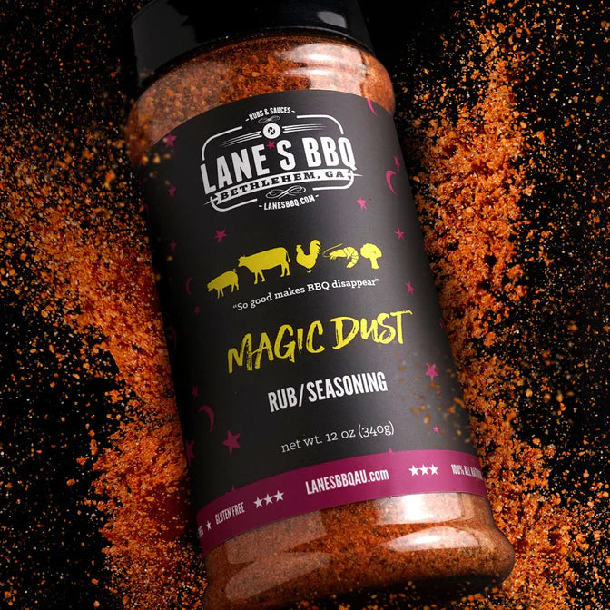 Lanes BBQ Magic Dust Rub Pitmaster 340gm -  - Mansfield Hunting & Fishing - Products to prepare for Corona Virus