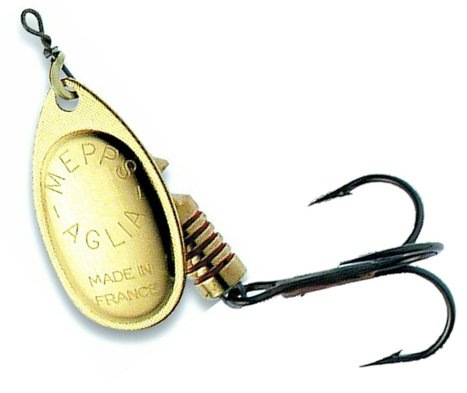 Mepps Aglia Spinner - 1 / WINNER GOLD - Mansfield Hunting & Fishing - Products to prepare for Corona Virus
