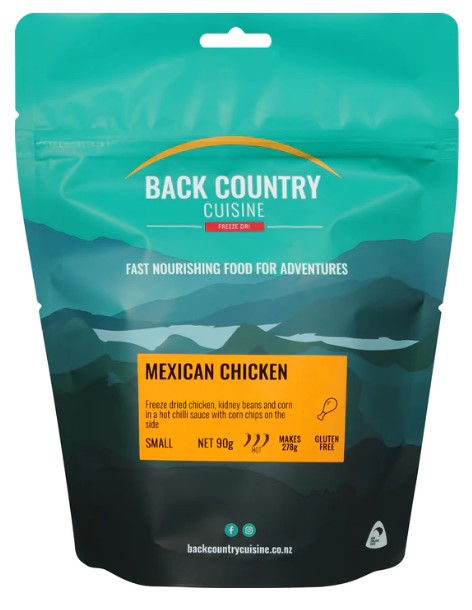 Back Country Cuisine - Mexican Chicken - SMALL - Mansfield Hunting & Fishing - Products to prepare for Corona Virus