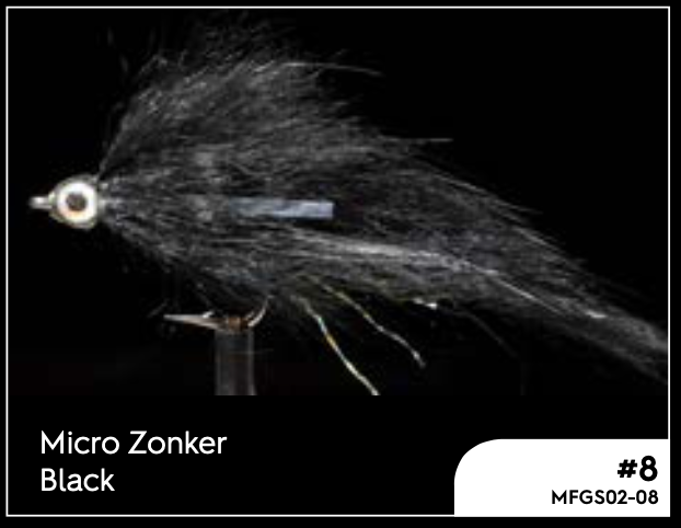 Manic Micro Zonker- Black #8 - - Mansfield Hunting & Fishing - Products to prepare for Corona Virus