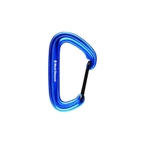 Black Diamond Miniwire Carabiner - BLUE - Mansfield Hunting & Fishing - Products to prepare for Corona Virus
