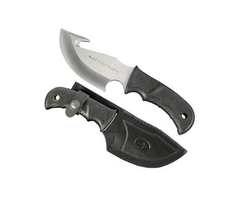 Muela Grizzly 12g Black Handle Knife With Sheath - - Mansfield Hunting & Fishing - Products to prepare for Corona Virus