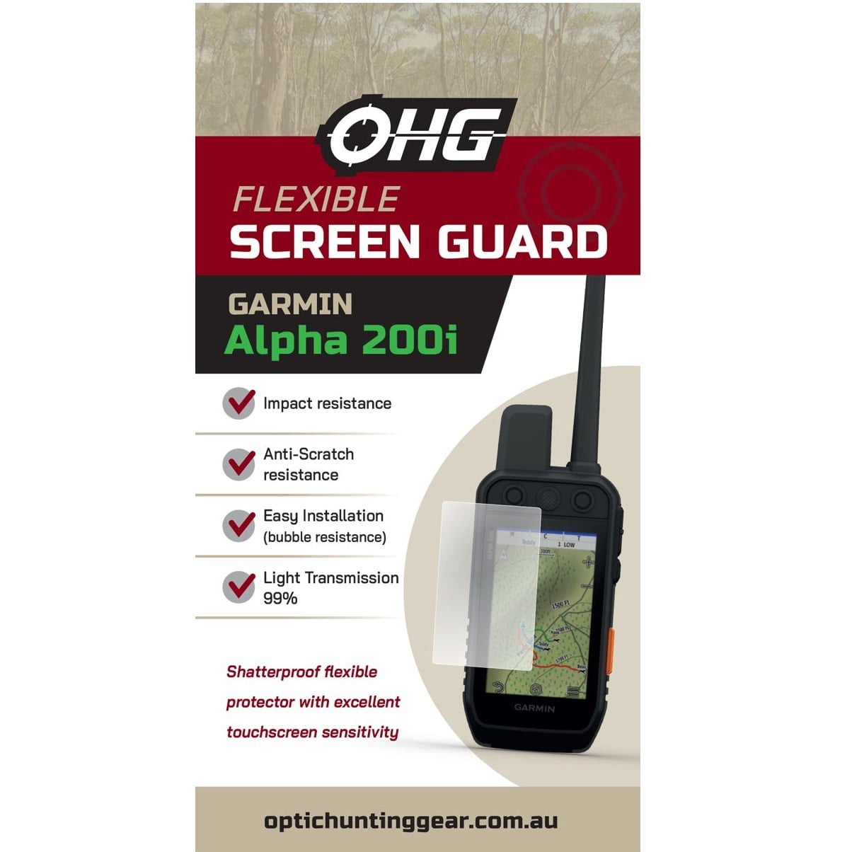 Garmin Screen Guard Alpha 200 & 300 -  - Mansfield Hunting & Fishing - Products to prepare for Corona Virus