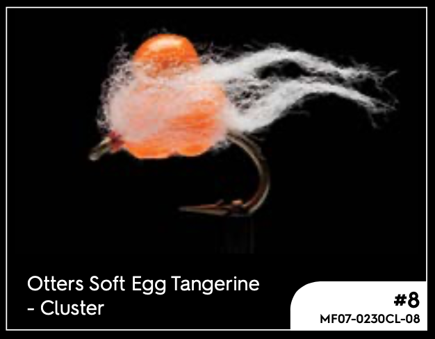 Manic Otters Soft Egg Tangerine Cluster #8 - - Mansfield Hunting & Fishing - Products to prepare for Corona Virus