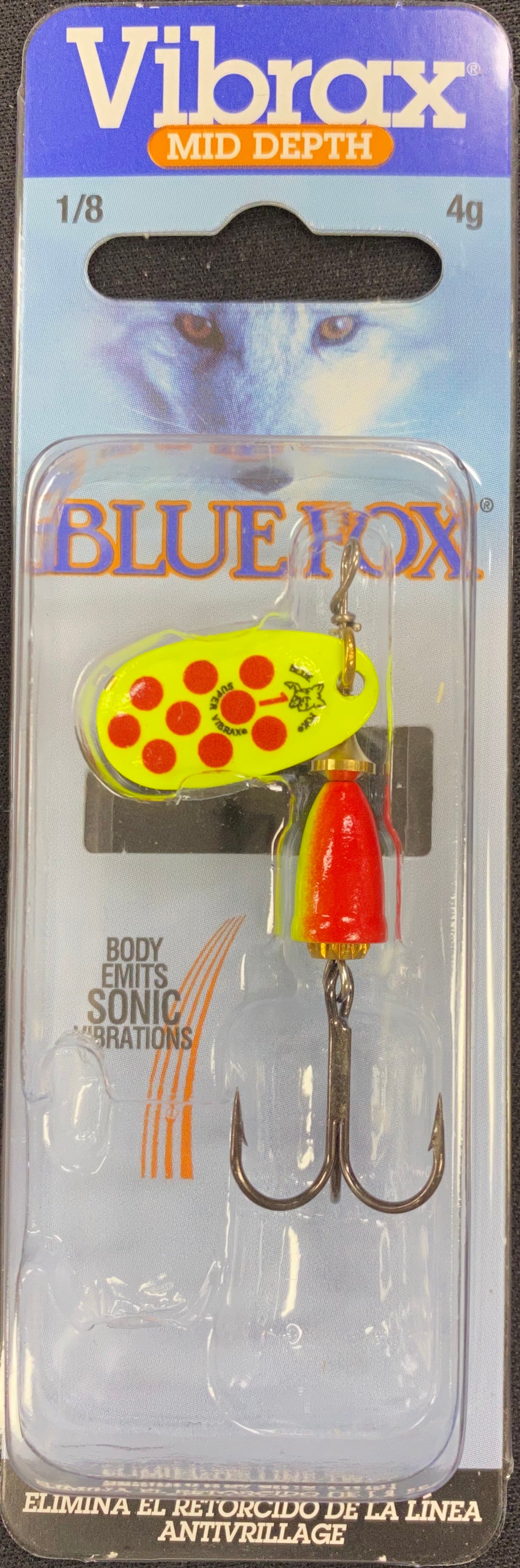 Blue Fox Vibrax Hot Pepper Size 1 - 1 / CLN - Mansfield Hunting & Fishing - Products to prepare for Corona Virus