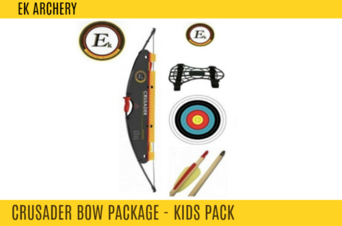 Ek Crusader Bow 10lb Youth Package - - Mansfield Hunting & Fishing - Products to prepare for Corona Virus
