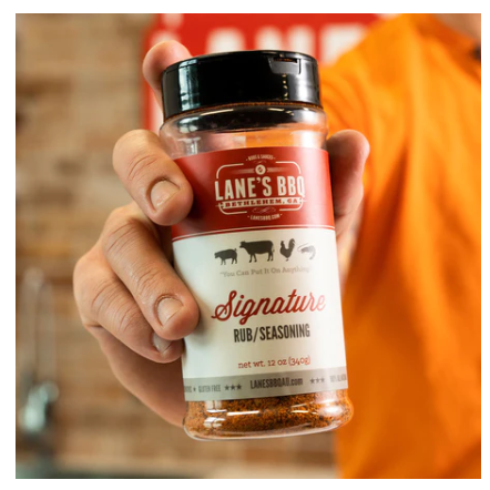 Lanes BBQ Pitmaster Seasoning - Signature - 340 Gm -  - Mansfield Hunting & Fishing - Products to prepare for Corona Virus