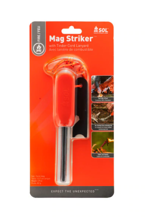 SOL Mag Striker with Tinder Cord -  - Mansfield Hunting & Fishing - Products to prepare for Corona Virus