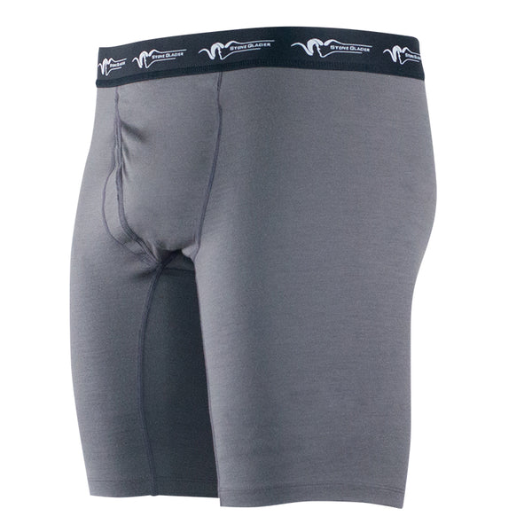 Stone Glacier Chinook Merino Boxer - 2XL / Granite Grey - Mansfield Hunting & Fishing - Products to prepare for Corona Virus