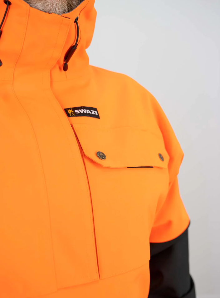 Swazi Huron Anorak - Blaze/Black - - Mansfield Hunting & Fishing - Products to prepare for Corona Virus