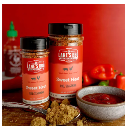 Lanes BBQ Pitmaster Seasoning - Sweet Heat - 340 Gm - 340 GM - Mansfield Hunting & Fishing - Products to prepare for Corona Virus