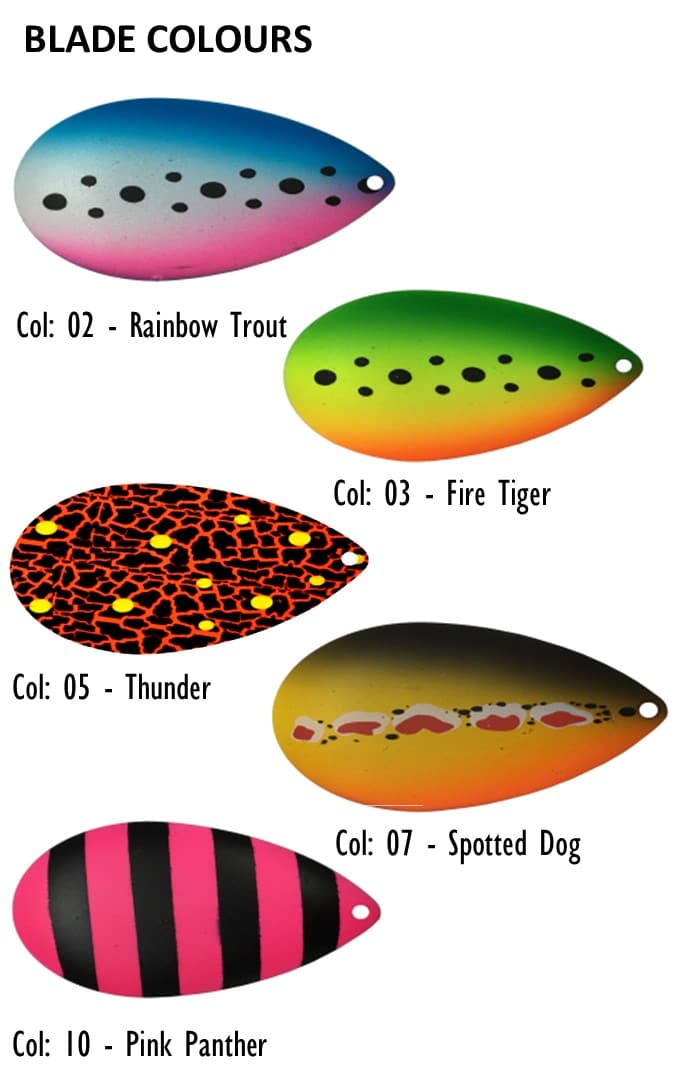 cowbells trout fishing lure Tassie Devil Cow Bell