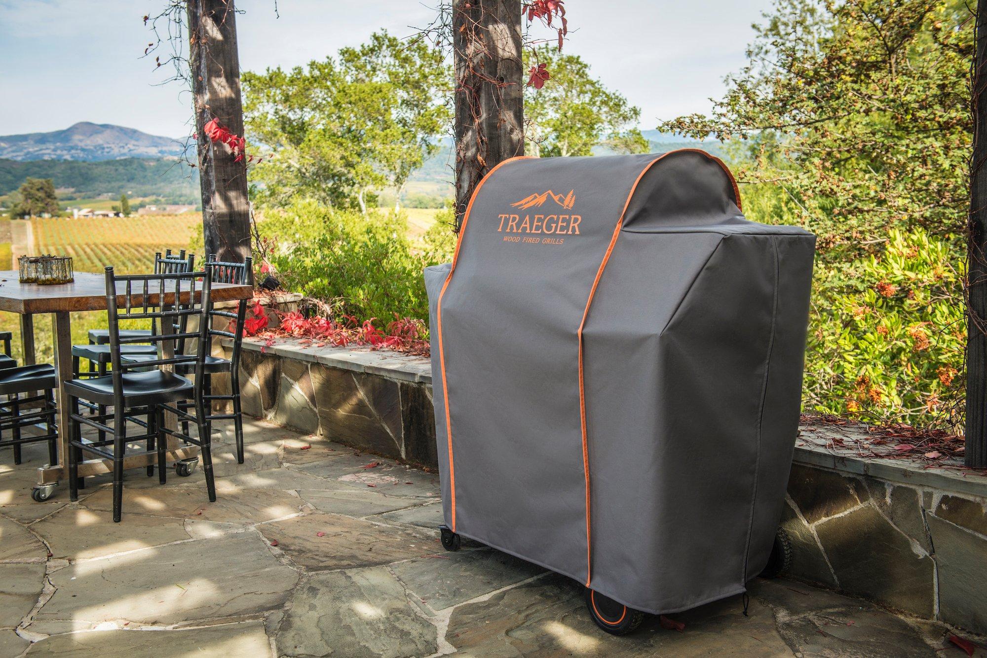 Traeger 850 Full Length Grill Cover - GREY - Mansfield Hunting & Fishing - Products to prepare for Corona Virus