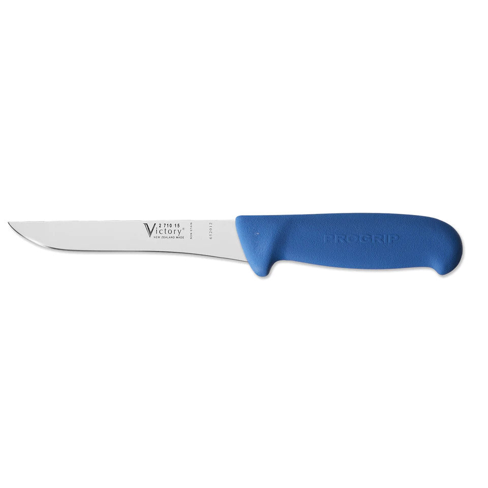 Victory Straight Boning Knife Progrip Blue Hang Sell -  - Mansfield Hunting & Fishing - Products to prepare for Corona Virus