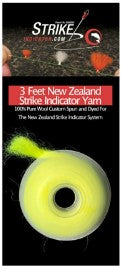 NZ Strike Indicator Wool Yarn Spool - NEON LEMON - Mansfield Hunting & Fishing - Products to prepare for Corona Virus