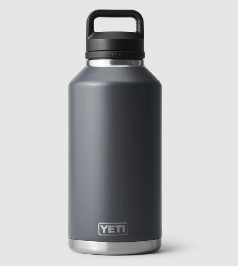 Yeti 64oz Bottle With Chug Cap - 64OZ / CHARCOAL - Mansfield Hunting & Fishing - Products to prepare for Corona Virus