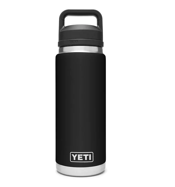 Yeti 26oz Bottle with Chug Cap (769ml) - 26OZ / BLACK - Mansfield Hunting & Fishing - Products to prepare for Corona Virus