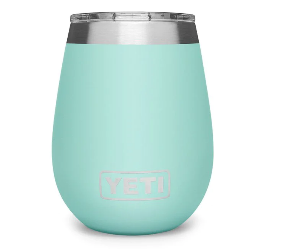 Yeti 10oz Wine Tumbler with MagSlider Lid (296ml) - 10OZ / SEAFOAM - Mansfield Hunting & Fishing - Products to prepare for Corona Virus