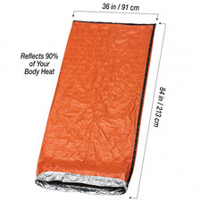 SOL Emergency Bivvy with Rescue Whistle & Tinder Cord - - Mansfield Hunting & Fishing - Products to prepare for Corona Virus
