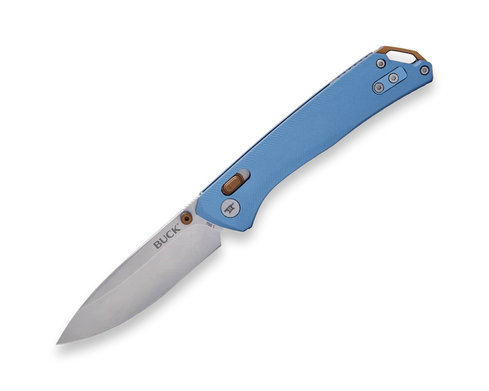 Buck Nomad Navy Blue 8.26cm Knife - - Mansfield Hunting & Fishing - Products to prepare for Corona Virus