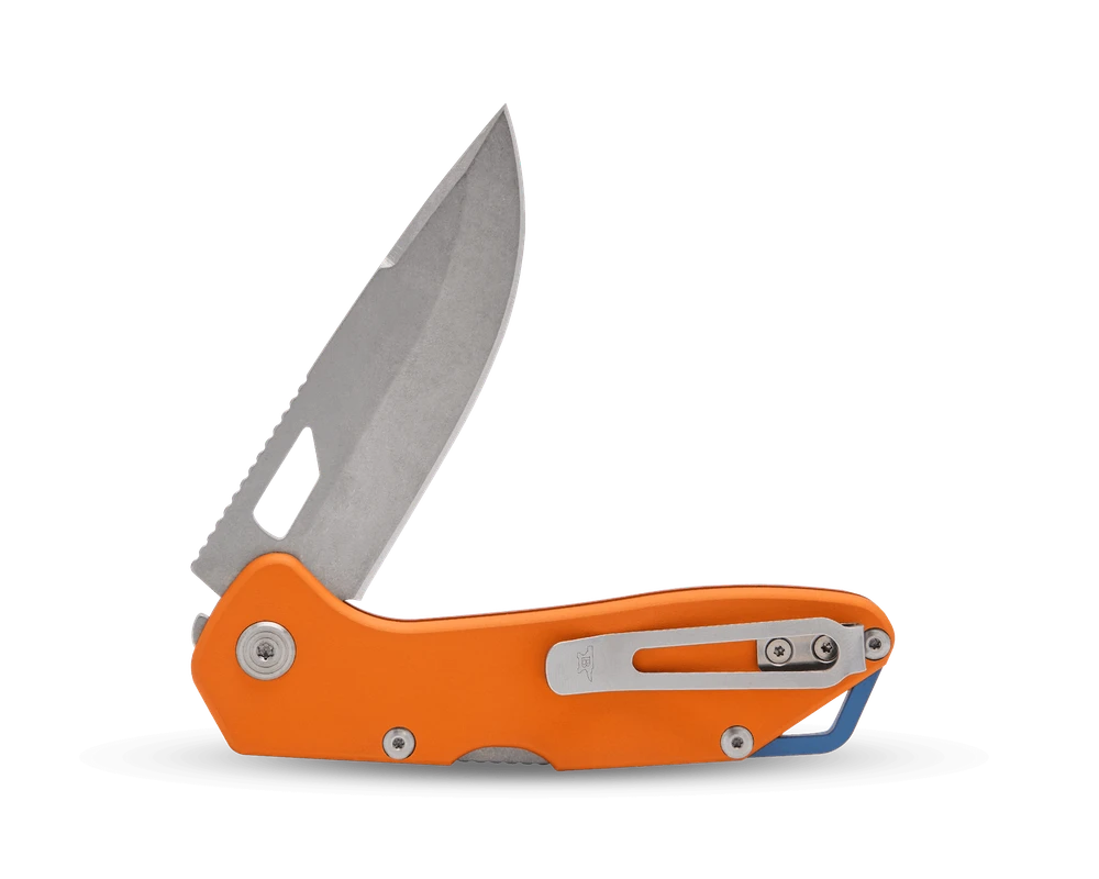 Buck Mustang 8.3cm Blade Knife - Orange - - Mansfield Hunting & Fishing - Products to prepare for Corona Virus