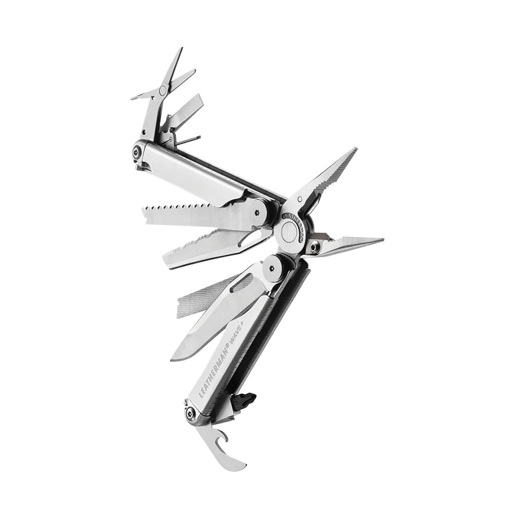 Leatherman Wave Plus with Nylon Sheath - box - - Mansfield Hunting & Fishing - Products to prepare for Corona Virus