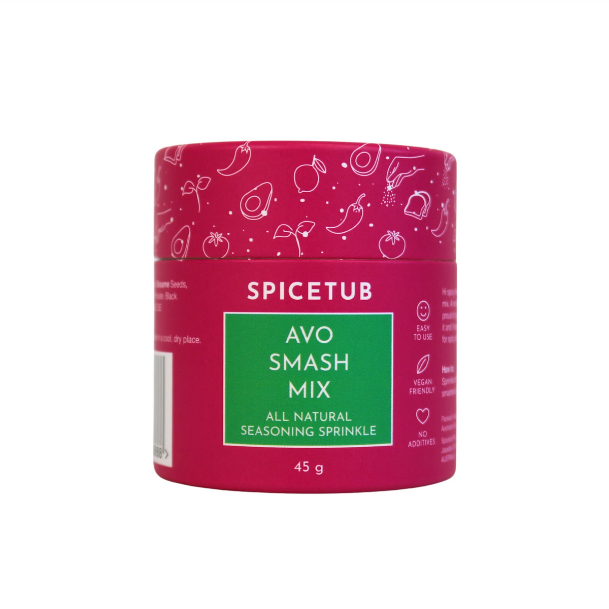 Spicetub Avo Smash Mix - 45G - - Mansfield Hunting & Fishing - Products to prepare for Corona Virus