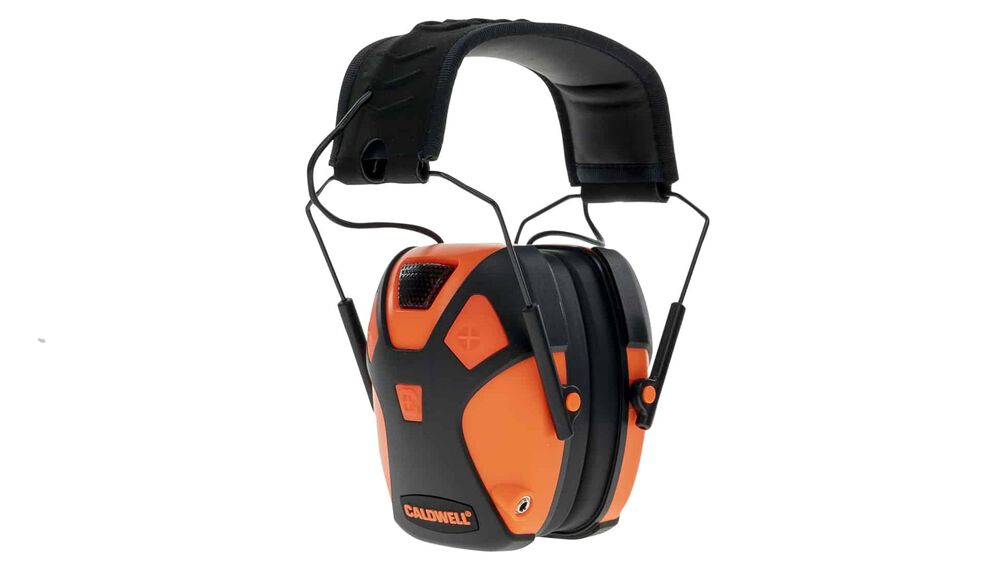 Caldwell Emax Pro Youth Electronic Ear Muffs Hot Coral - - Mansfield Hunting & Fishing - Products to prepare for Corona Virus