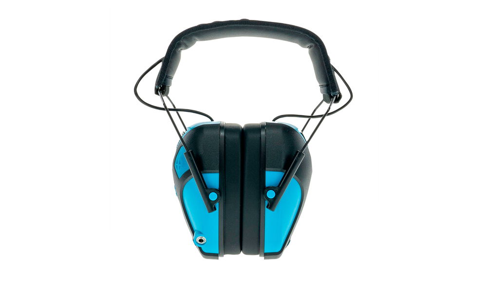 Caldwell Emax Pro Youth Electronic Ear Muffs NeonBlue - - Mansfield Hunting & Fishing - Products to prepare for Corona Virus