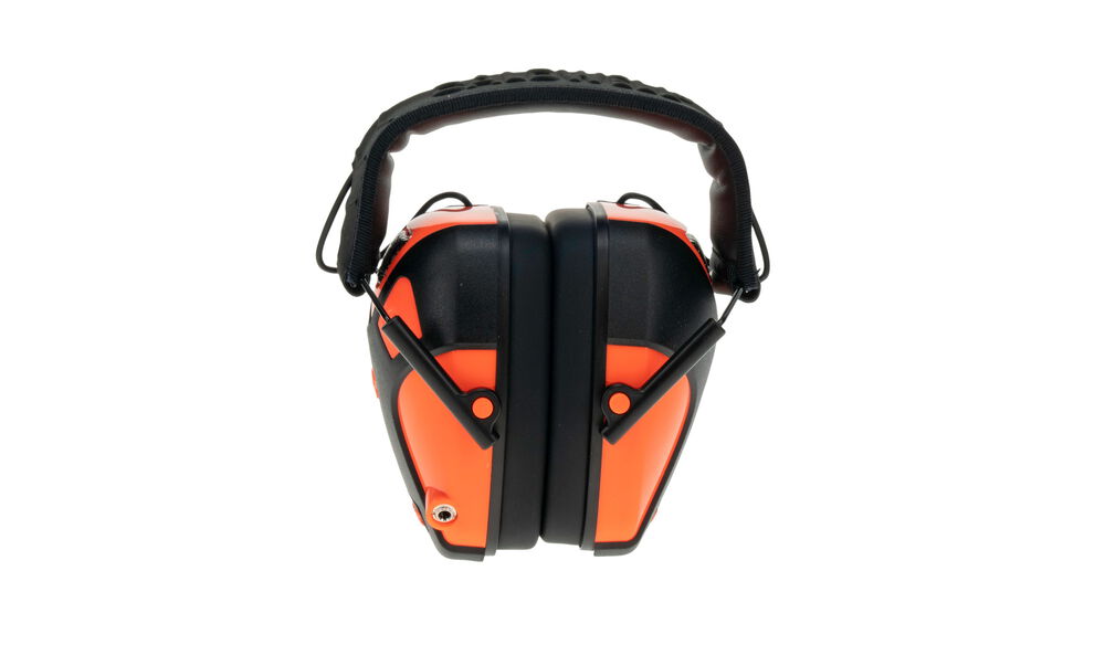 Caldwell Emax Pro Youth Electronic Ear Muffs Hot Coral - - Mansfield Hunting & Fishing - Products to prepare for Corona Virus