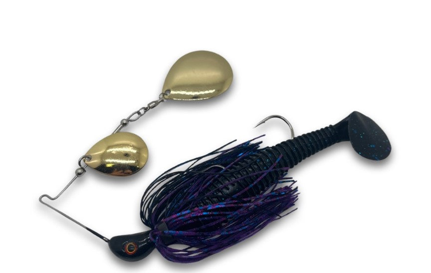 Spin Wright 1/2oz Spinner Bait Rigged With 6 Inch Plastic -  - Mansfield Hunting & Fishing - Products to prepare for Corona Virus