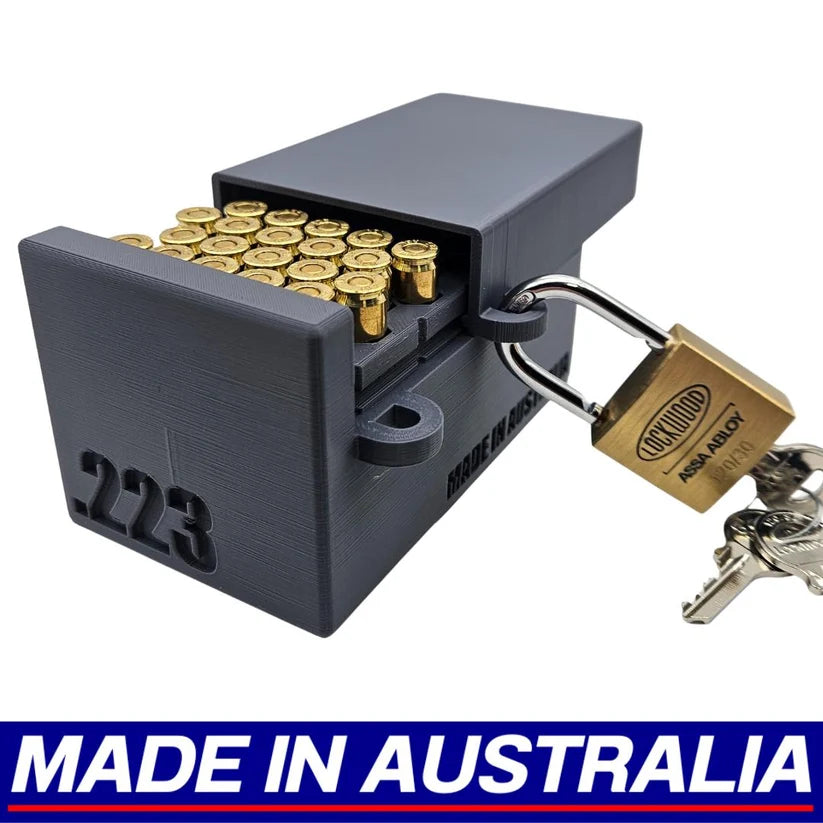 Homeland Tactical Ammo Box - Lockable 40 Rnd - 222/223Rem