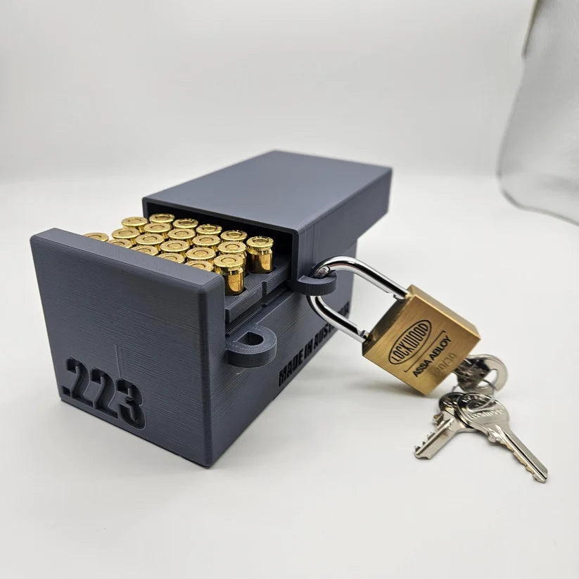 Homeland Tactical Ammo Box - Lockable 40 Rnd - 222/223Rem