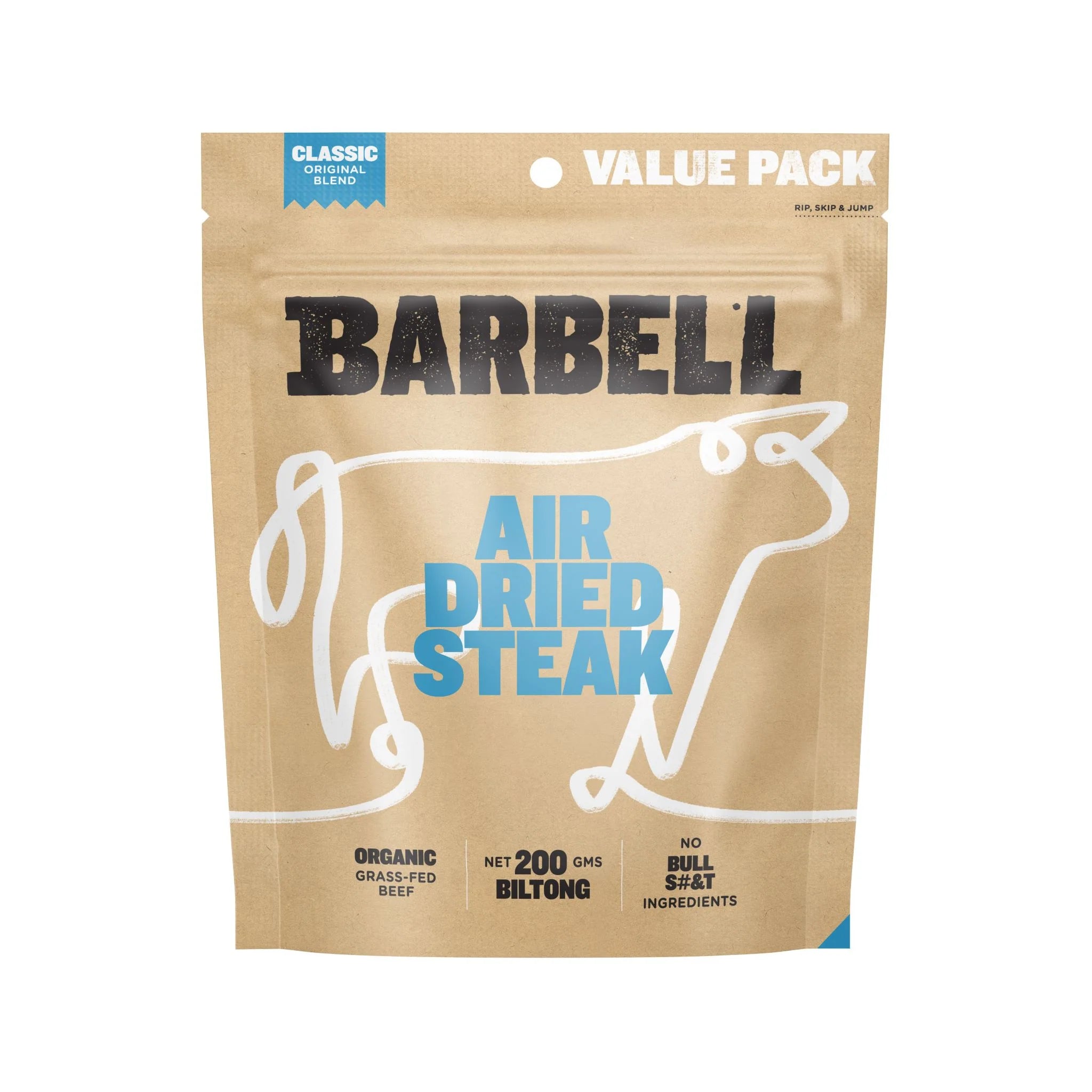 Barbell Biltong - Various Flavours - 200g - CLASSIC - Mansfield Hunting & Fishing - Products to prepare for Corona Virus