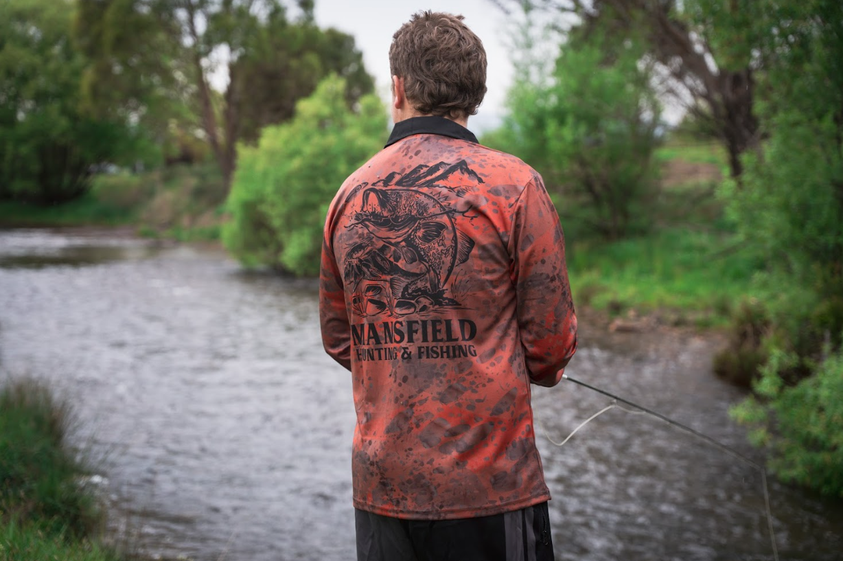 MHF Adults Cod Fishing Shirt UV 50+ - Orange