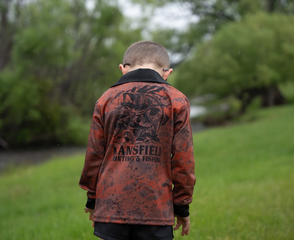MHF Kids Cod Fishing Shirt - UV50 - Orange