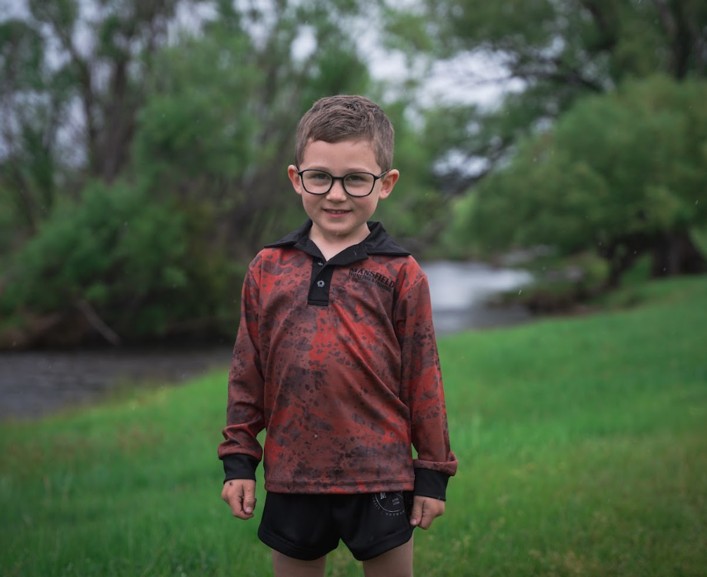 MHF Kids Cod Fishing Shirt - UV50 - Orange