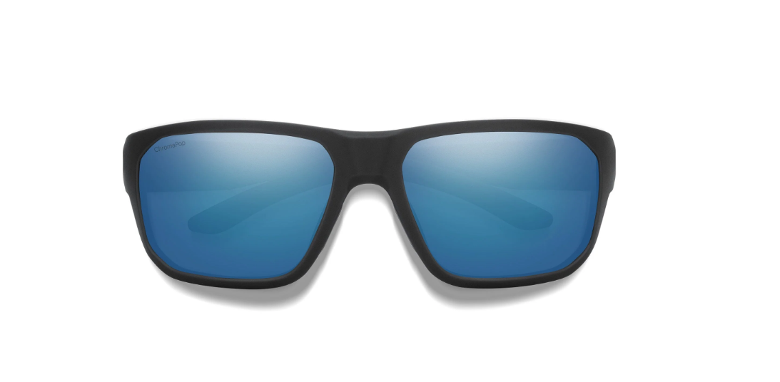 Smith Optics Arvo Matte Black Polarized Blue Mirror Lens