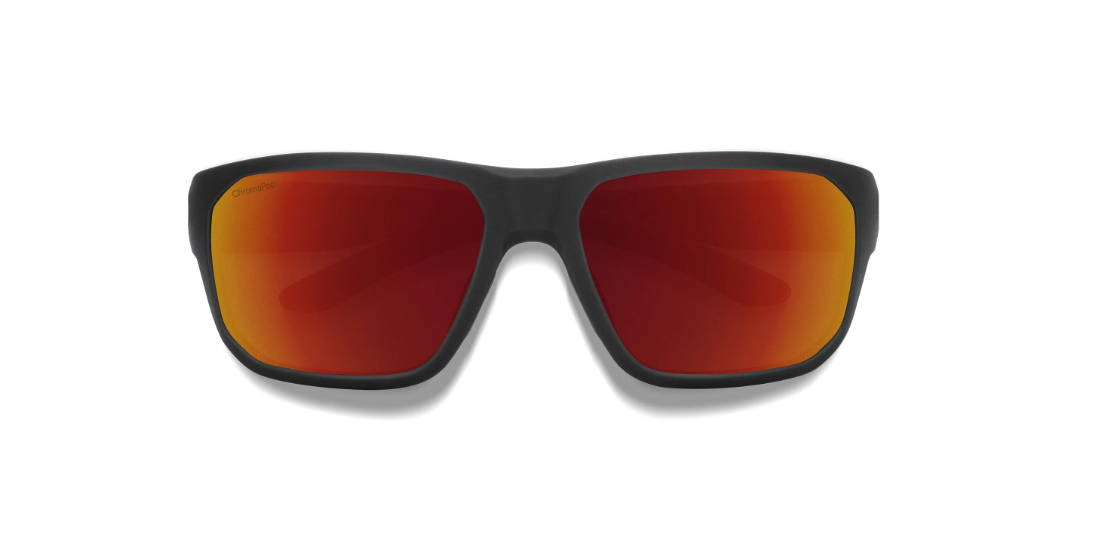 Smith Optics Arvo Matte Black Frame Polarized Red Mirror Lens