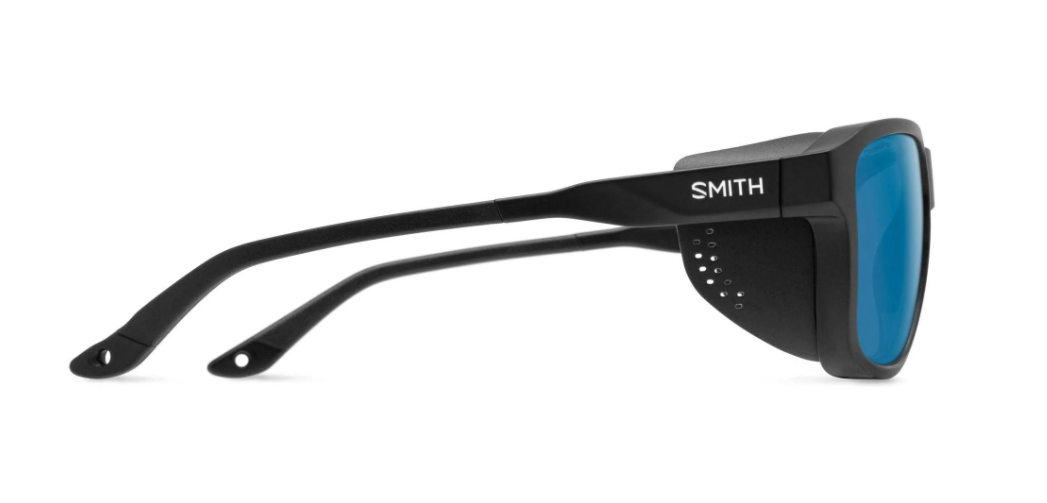 Smith Optics Embark - Matte Black Blue Mirror Polarized Lens