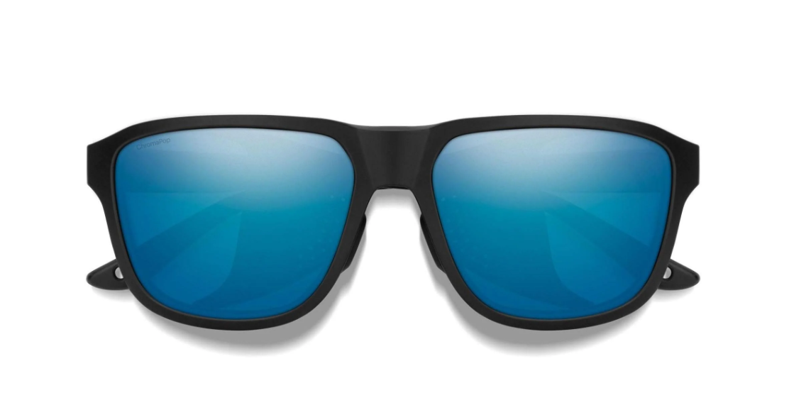 Smith Optics Embark - Matte Black Blue Mirror Polarized Lens