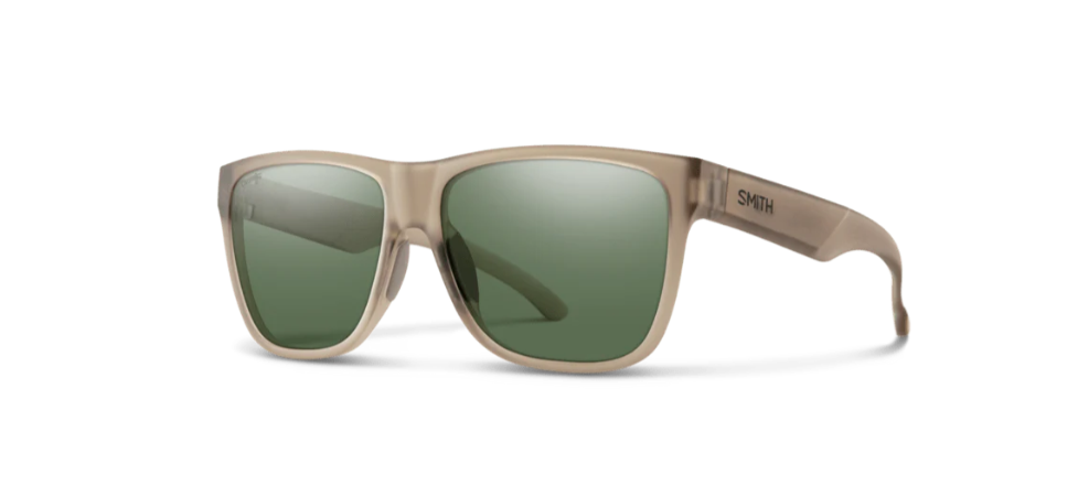 Smith Optics Lowdown 2 Matte Summit Crystal Polarized Grey Green Lens